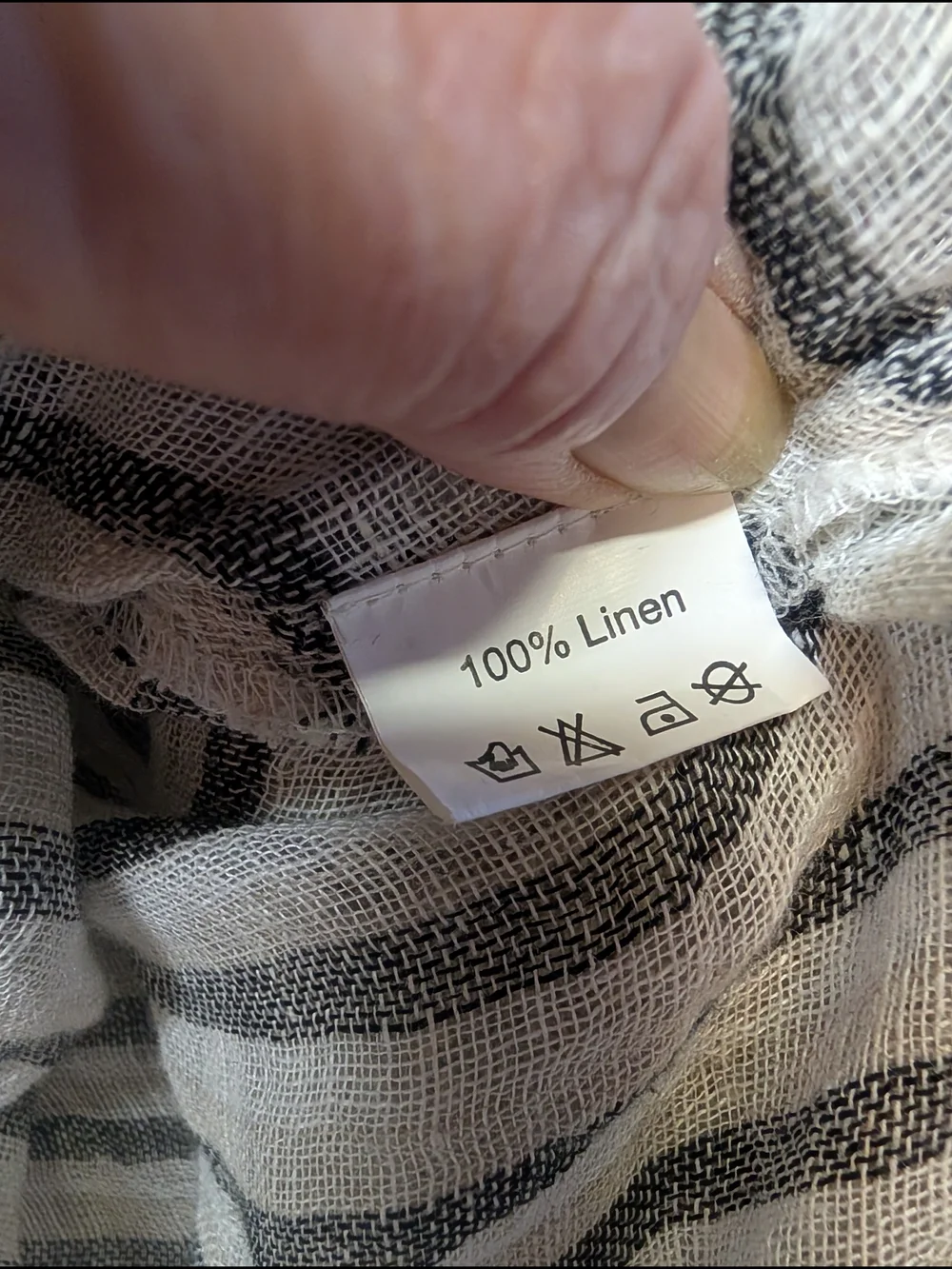 "NWOT"Paper Lace 100% Wide Weave Linen Tunic - Picture 4 of 8